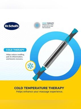 Dr. Scholl's® Restorative Cold Therapy Full Body Massage Stick Roller (New)